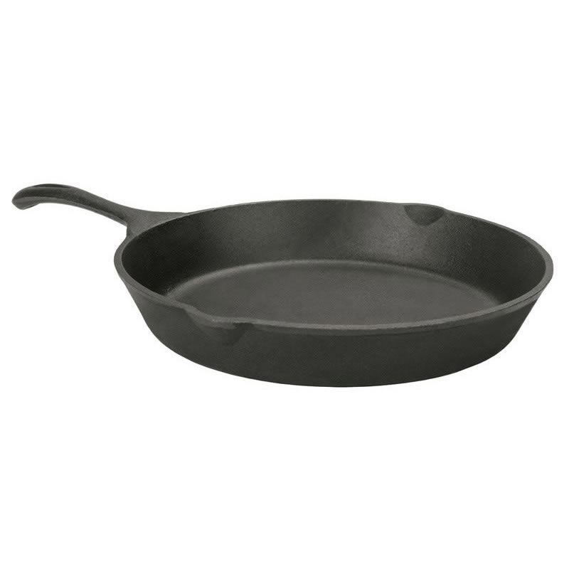 Cast Iron Square Skillet 12 Bayou Classic With Pour Spouts and Handle 7433